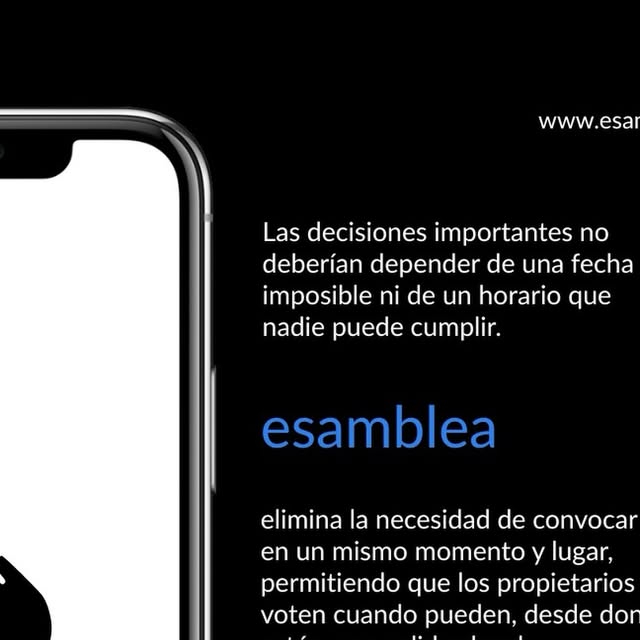 Pieza explicativa sobre decisiones y votación digital de esamblea